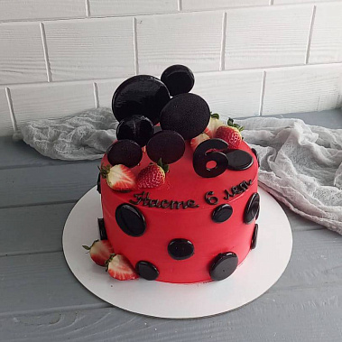 Торт "Божья коровка" купить - старыйоскол.сладкоежкин.рф