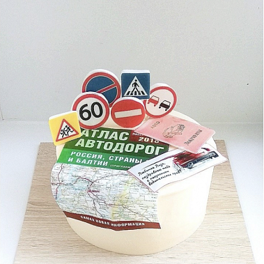 Торт "Покорительнице дорог" купить - старыйоскол.сладкоежкин.рф