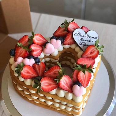 Торт «Сердце» купить - старыйоскол.сладкоежкин.рф