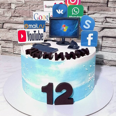 Торт "Соц-сети" купить - старыйоскол.сладкоежкин.рф