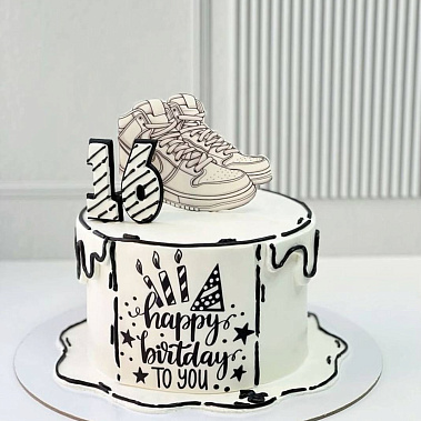 Торт "Кроссовки" купить - старыйоскол.сладкоежкин.рф