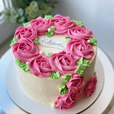 "Розовый венок" купить - старыйоскол.сладкоежкин.рф